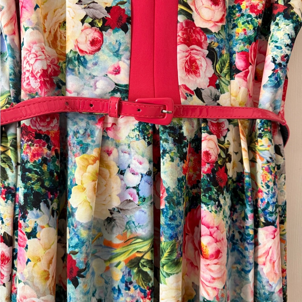 Rabbit Rabbit Rabbit Vibrant Floral Mini Dress - Picture 4 of 4